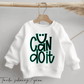 u can do it - Statement Spruch | Bügelbild