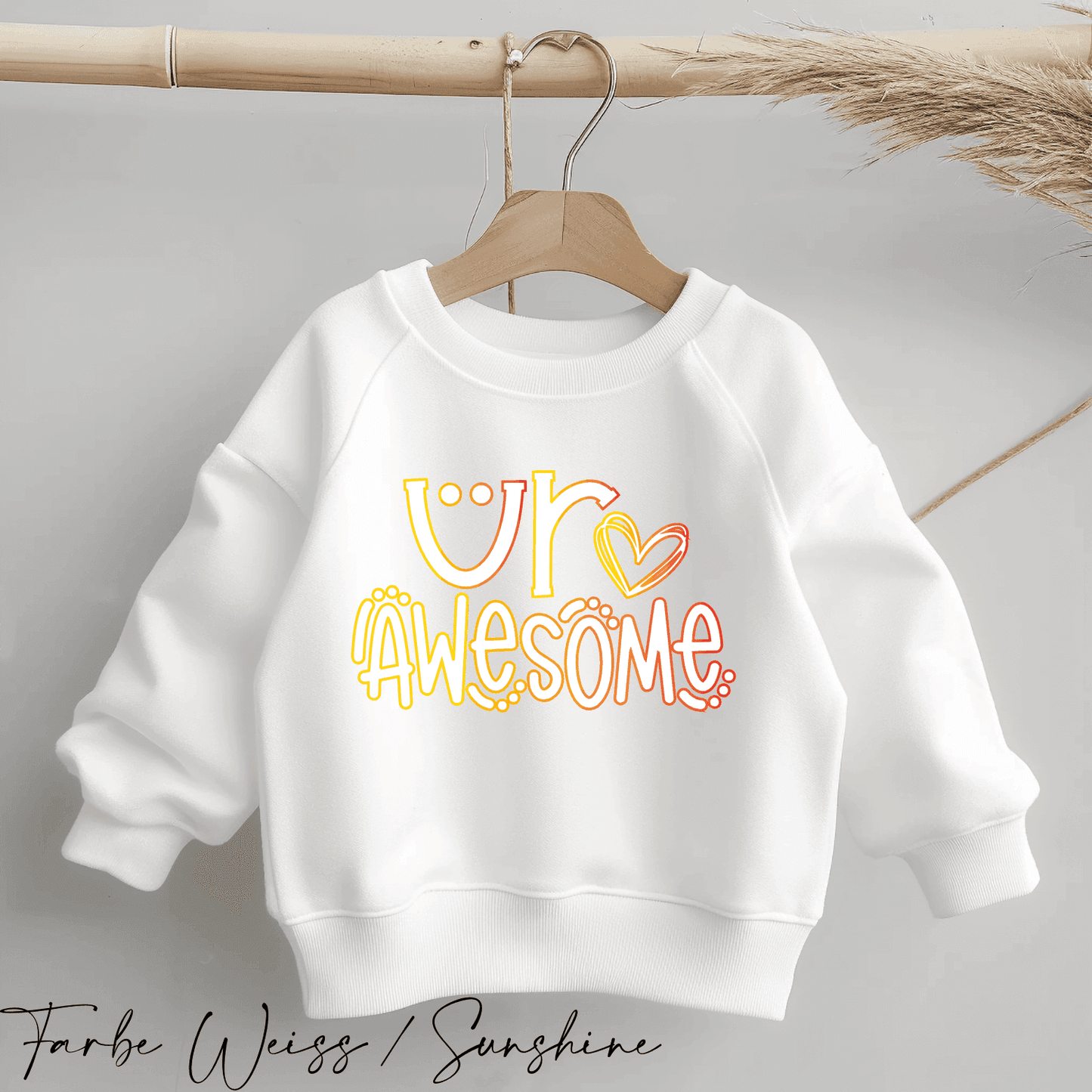 u'r awesome - Statement Spruch | Bügelbild
