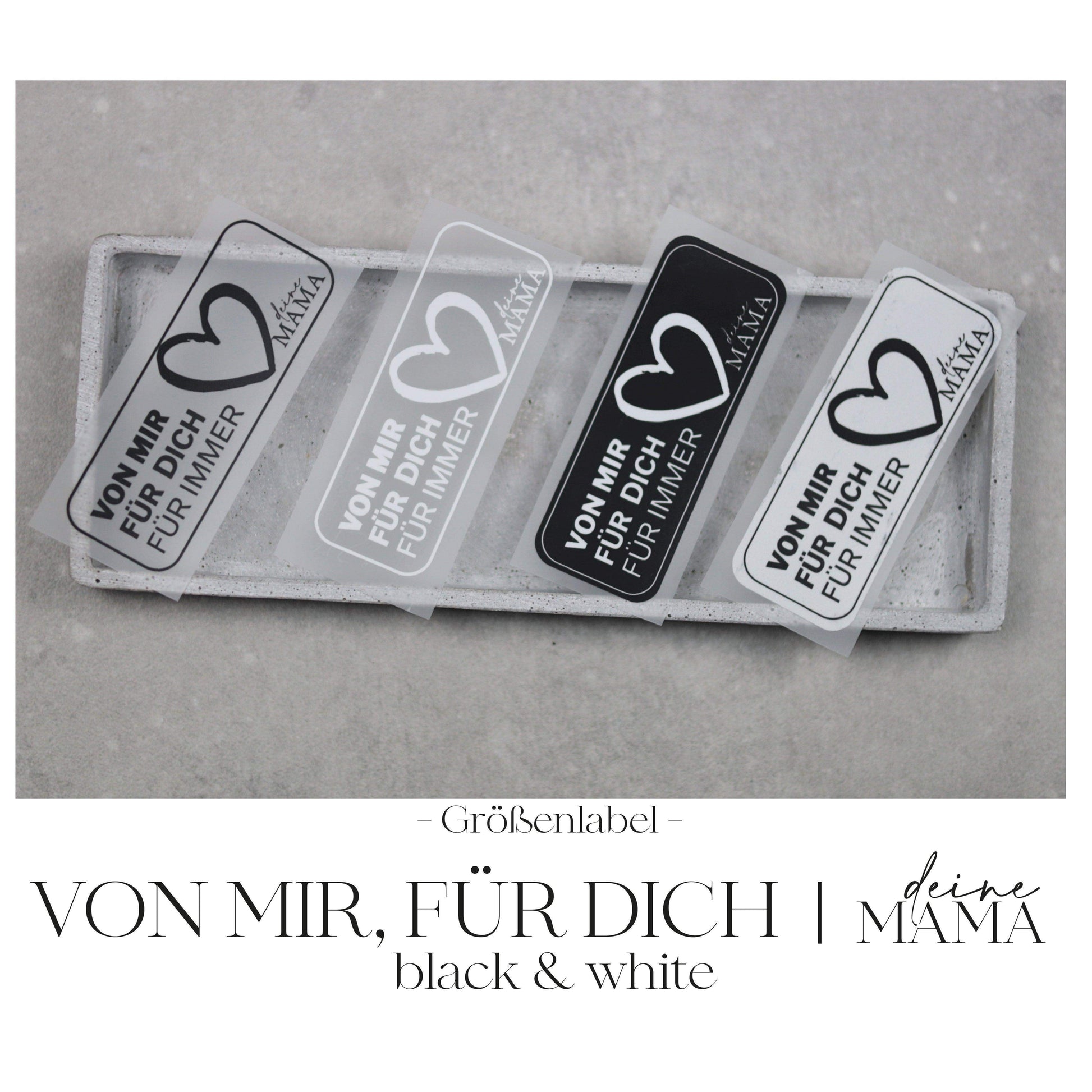 Entdecke unsere stylischen Größenlabels als Bügelbilder für Statement-Jacken! Einfach aufzubügeln, langlebig und perfekt für individuelle DIY-Projekte. Verleihe Deinen Jacken eine persönliche Note und sorge für klare Größenangaben. Jetzt online kaufen!