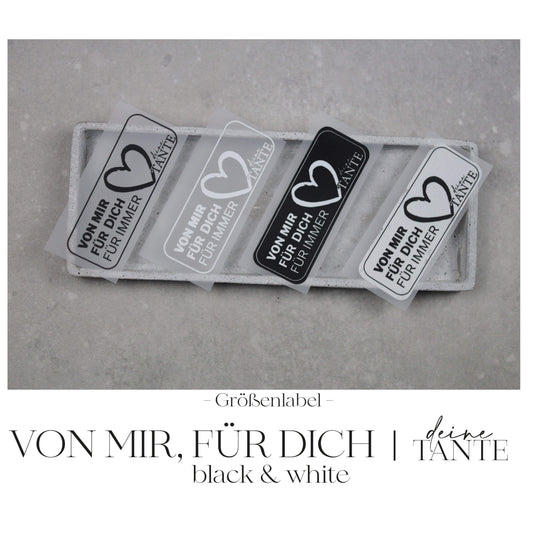 Entdecke unsere stylischen Größenlabels als Bügelbilder für Statement-Jacken! Einfach aufzubügeln, langlebig und perfekt für individuelle DIY-Projekte. Verleihe Deinen Jacken eine persönliche Note und sorge für klare Größenangaben. Jetzt online kaufen!