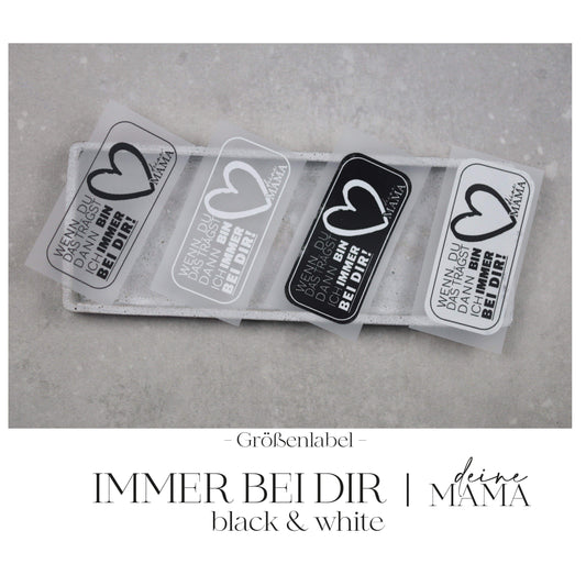Entdecke unsere stylischen Größenlabels als Bügelbilder für Statement-Jacken! Einfach aufzubügeln, langlebig und perfekt für individuelle DIY-Projekte. Verleihe Deinen Jacken eine persönliche Note und sorge für klare Größenangaben. Jetzt online kaufen!