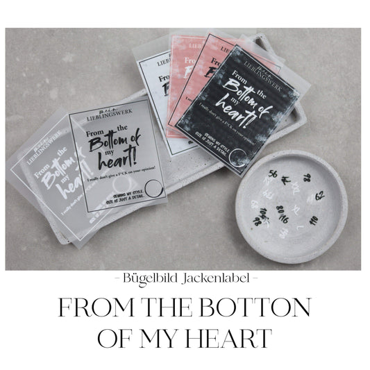 Entdecke unsere stylischen Größenlabels als Bügelbilder für Statement-Jacken! Einfach aufzubügeln, langlebig und perfekt für individuelle DIY-Projekte. Verleihe Deinen Jacken eine persönliche Note und sorge für klare Größenangaben. Jetzt online kaufen!