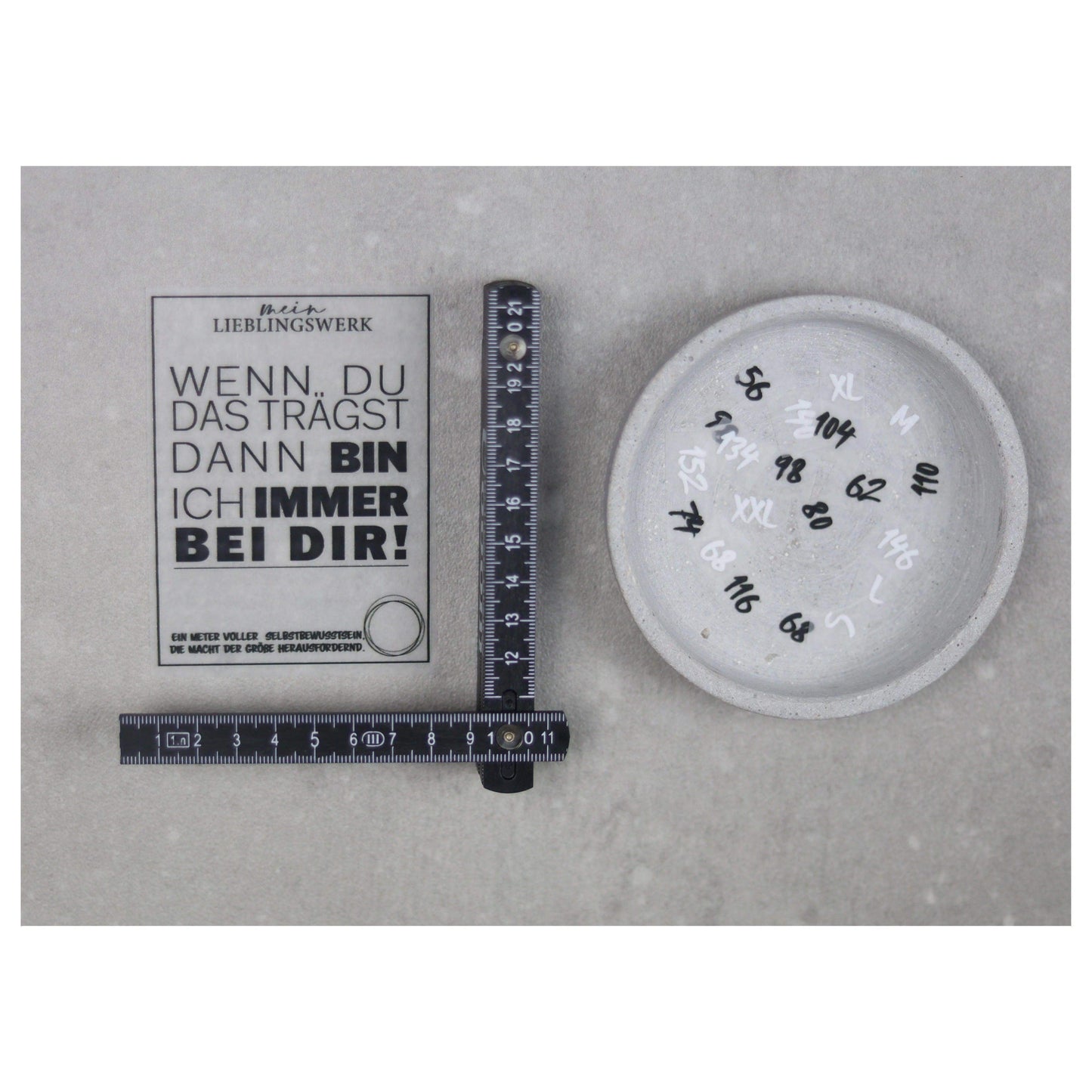 Jackenlabel  "Immer bei dir"