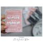 Jackenlabel  "Nerven mit Humor behandeln"