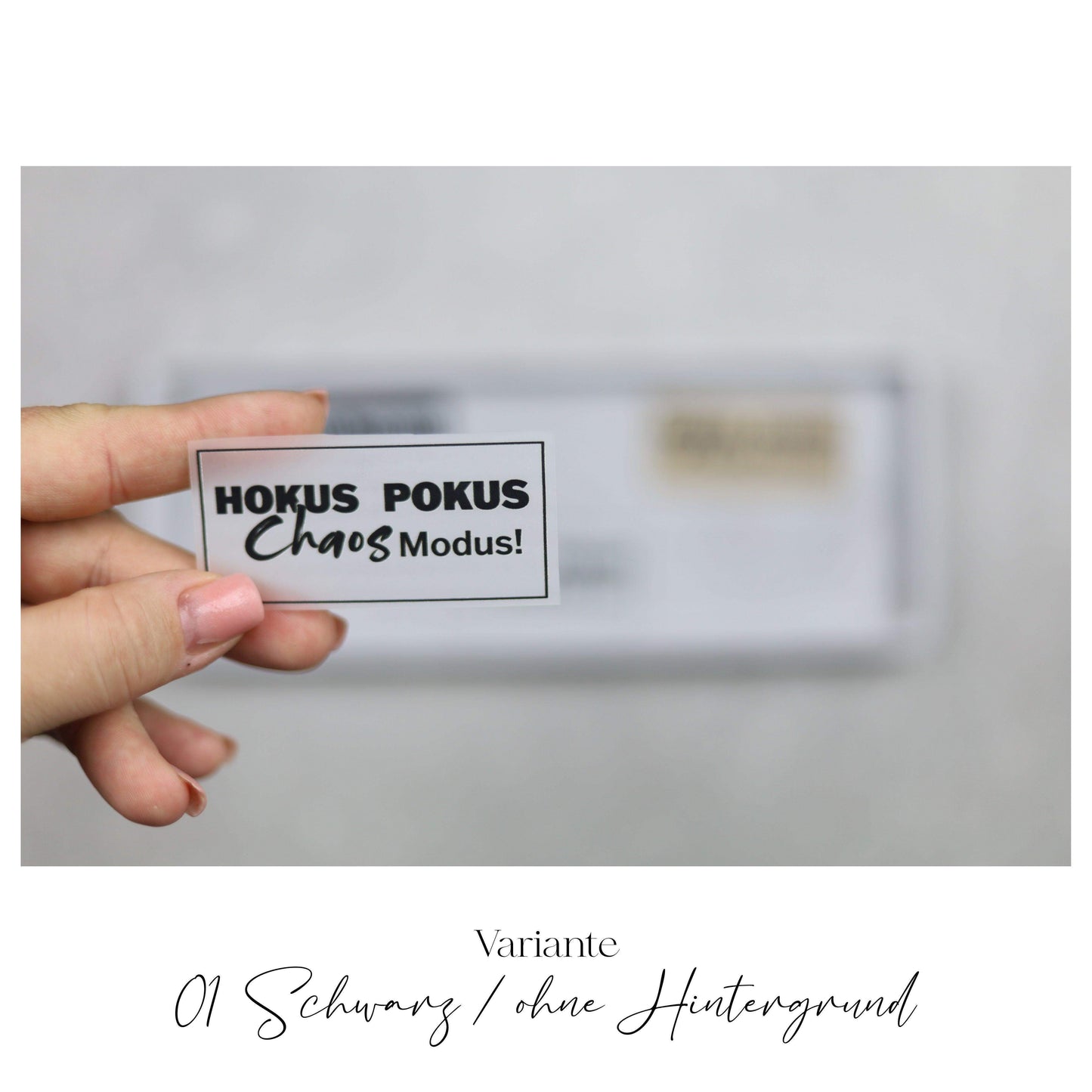 Bügelbild  "HOKUS POKUS - Chaos Modus"
