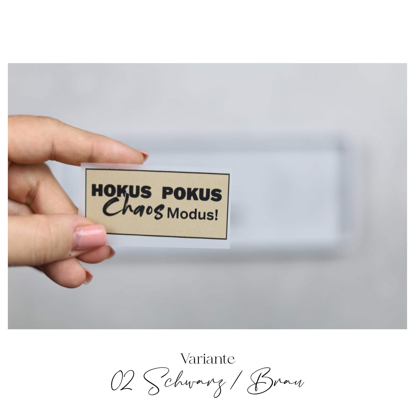 Bügelbild  "HOKUS POKUS - Chaos Modus"