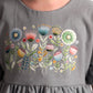 RETRO BLOOM | Blumen Bordüre XXL Bügelbild bis 250cm