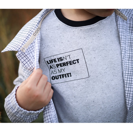 Bügelbild  "Life is a perfect outfit"