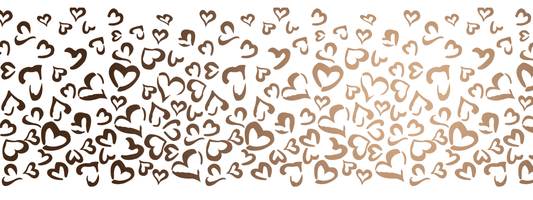 #10 Cocoa Cream | Beige – Braun | LEO Herz Outline – Farbverlauf VLR
