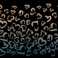 #11 Sandy Storm | Beige – Blaugrau | LEO Herz Outline – Farbverlauf VTB