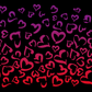 #6 Violet Flame | Lila – Rot | LEO Herz Outline – Farbverlauf VTB