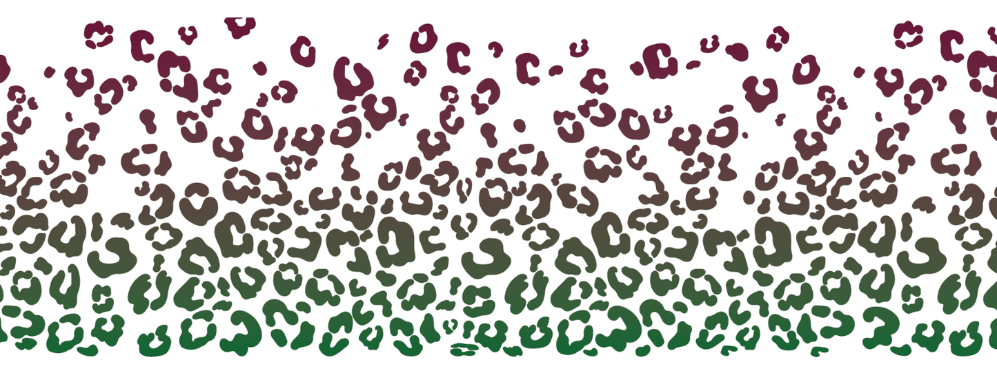#13 Deep Forest | Grün – Bordeaux | LEO Classic Outline – Farbverlauf VTB