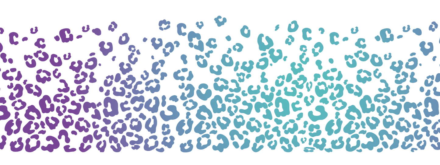#7 Frozen Sky | Türkis – Lila | LEO Classic Outline – Farbverlauf VLR