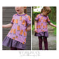 Sommer LagenWERK | Größe 98 bis 164 | Tunika & Kleid | A0 & A4 | Beamer - Werkplan.Schnittmanufaktur