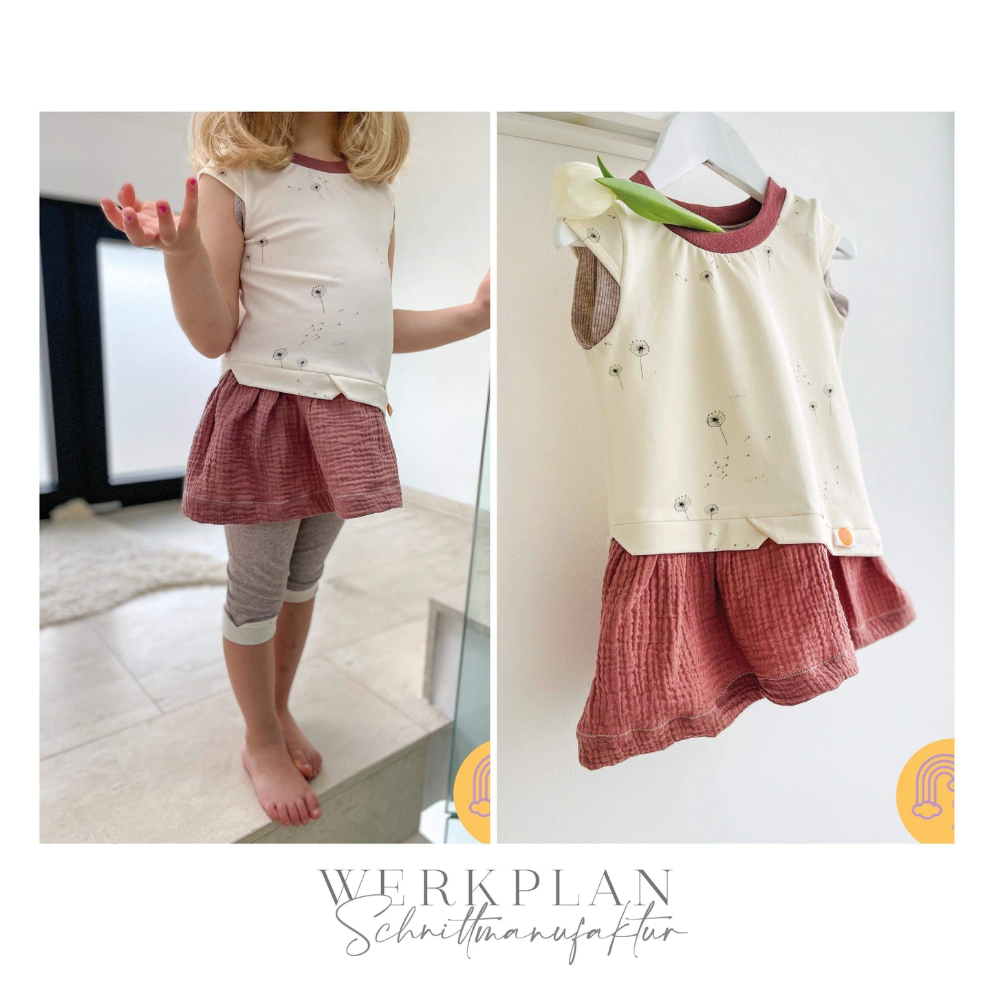 Sommer LagenWERK | Größe 56 bis 104 | Tunika & Kleid | A0 & A4 | Beamer