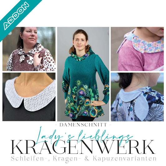 Ladys KragenWERK | Schleifen & Kragen & Kapuzen  | Damen Addon| A0 & A4 | Beamer