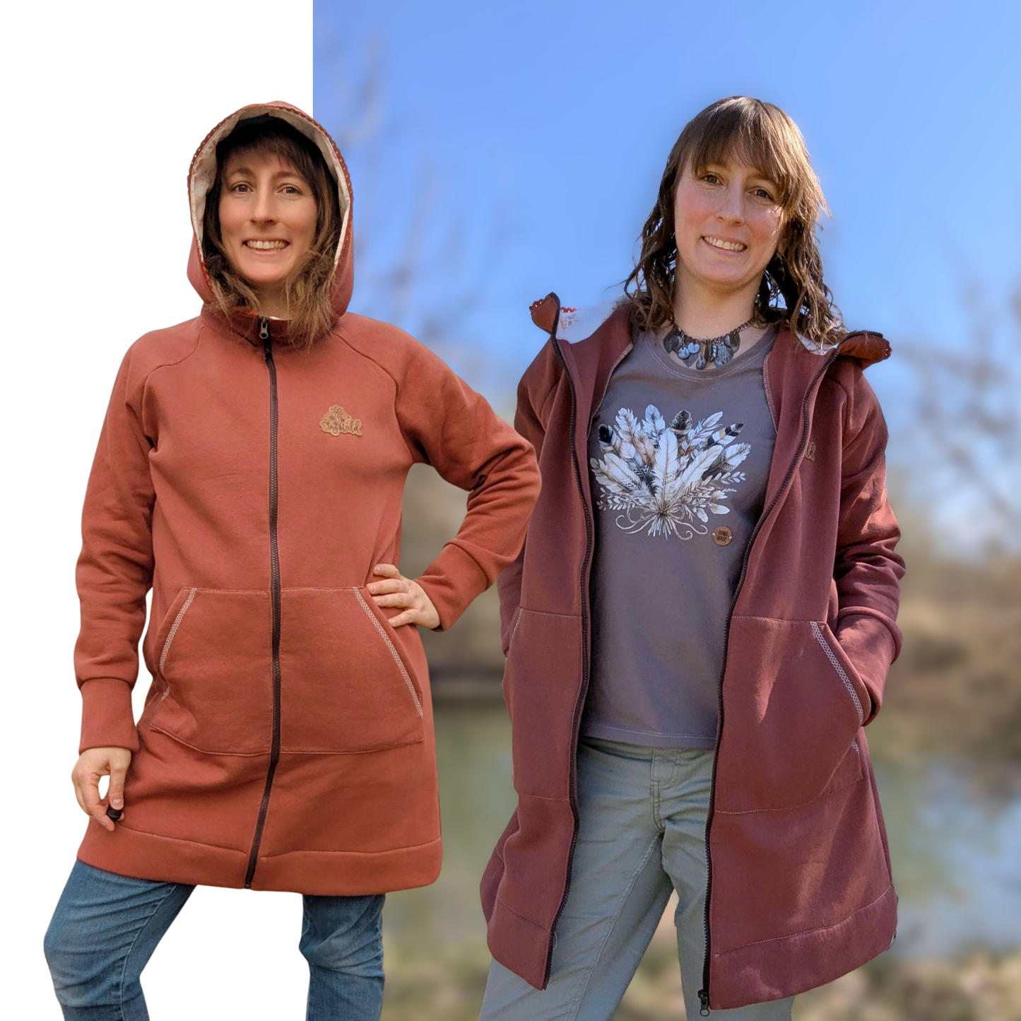 RGLN Jackenwerk | Longjacket Damen  | A0 & A4 | Beamer