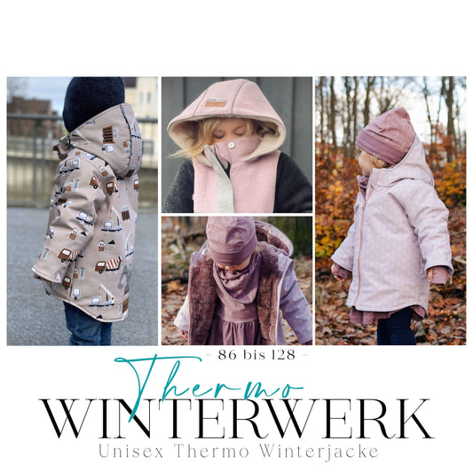 Thermo WinterWERK | KIDS Größe 86 bis 128 | A0 & A4 | Beamer