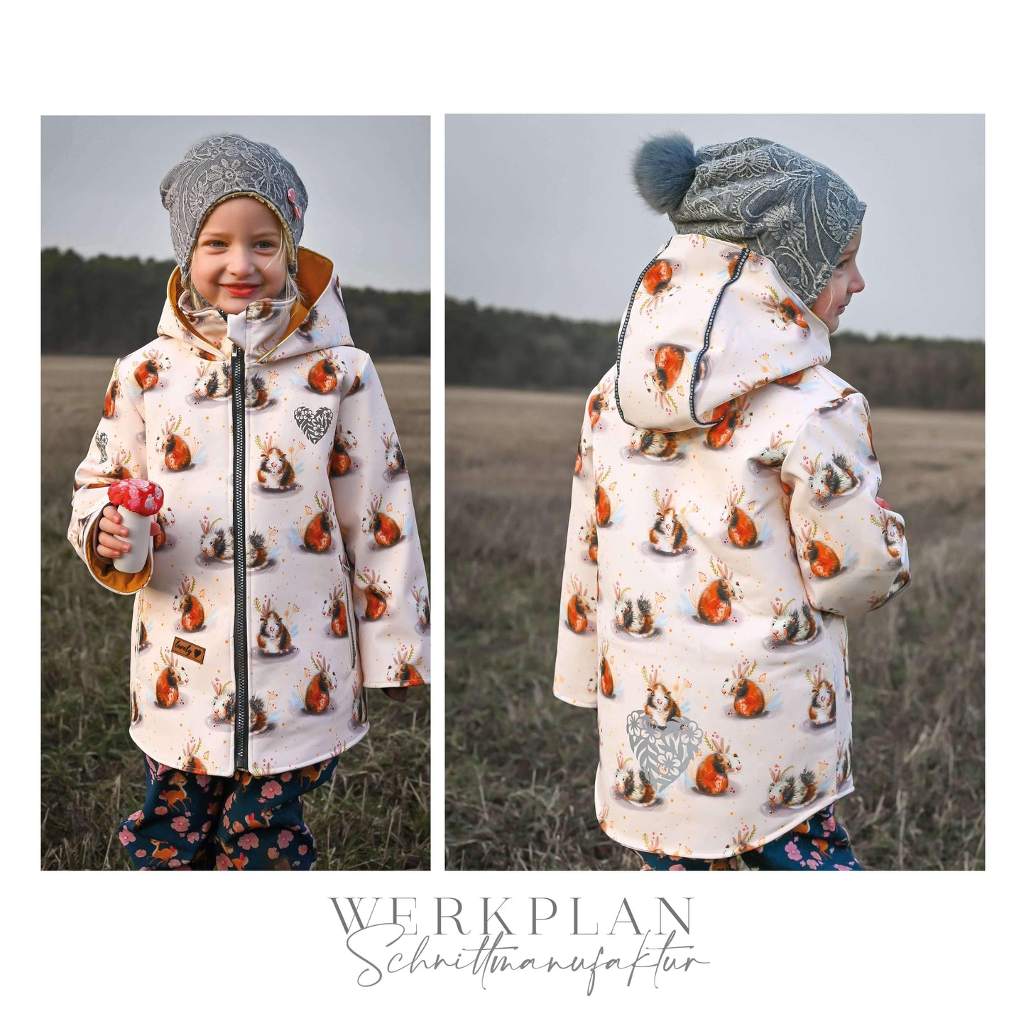 Thermo WinterWERK | KIDS Größe 86 bis 128 | A0 & A4 | Beamer - Werkplan.Schnittmanufaktur