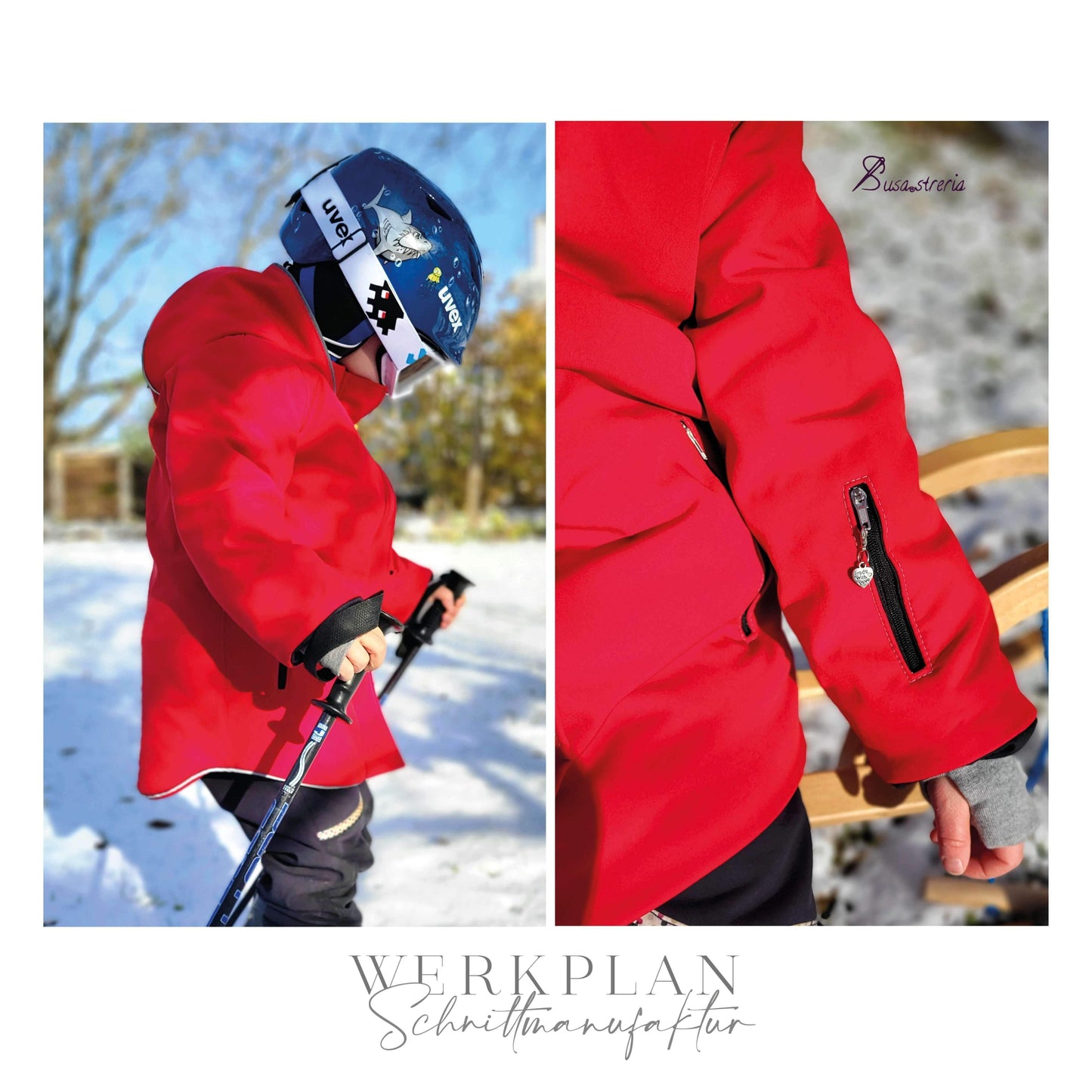 Thermo WinterWERK | KIDS Größe 86 bis 128 | A0 & A4 | Beamer - Werkplan.Schnittmanufaktur
