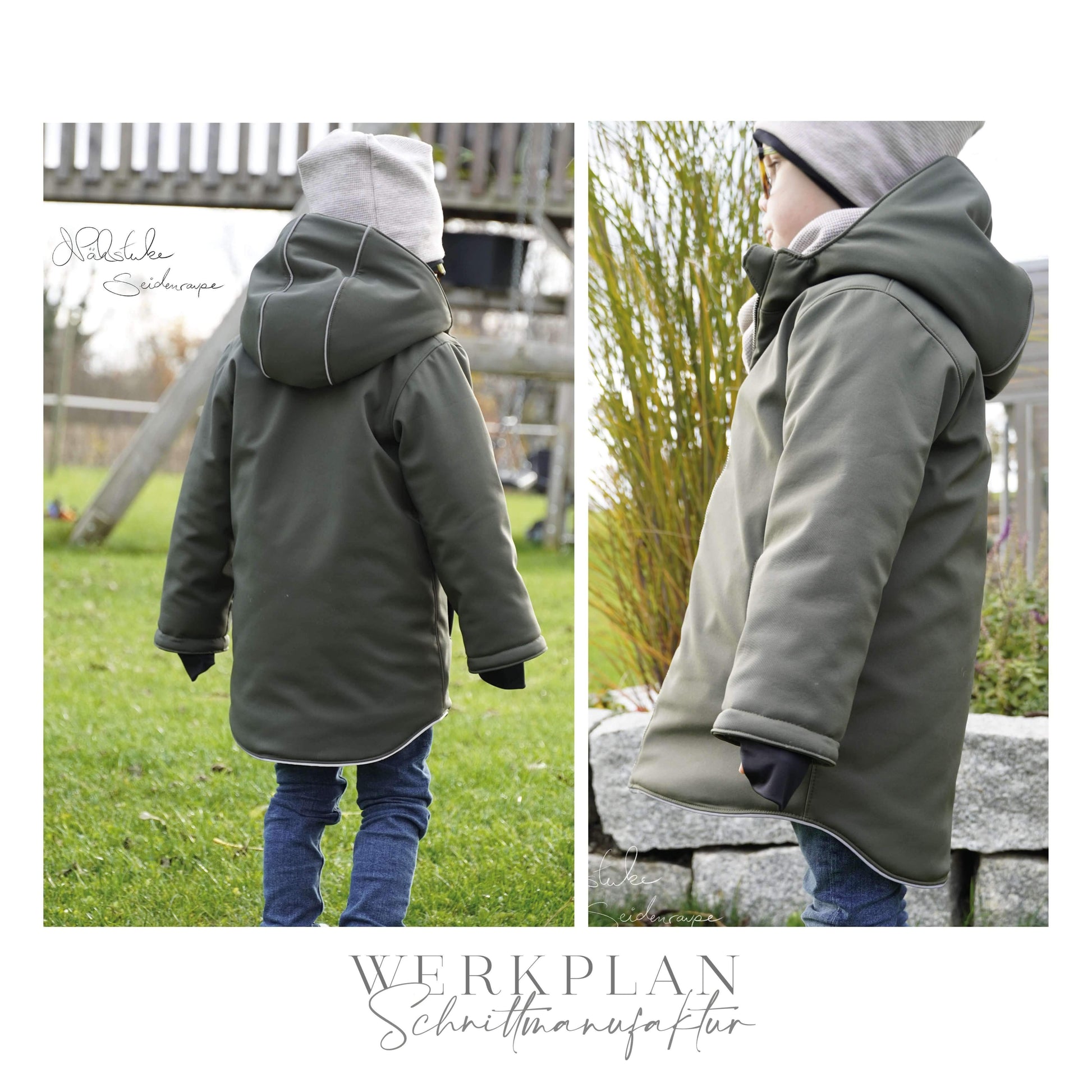 Thermo WinterWERK | KIDS Größe 86 bis 128 | A0 & A4 | Beamer - Werkplan.Schnittmanufaktur