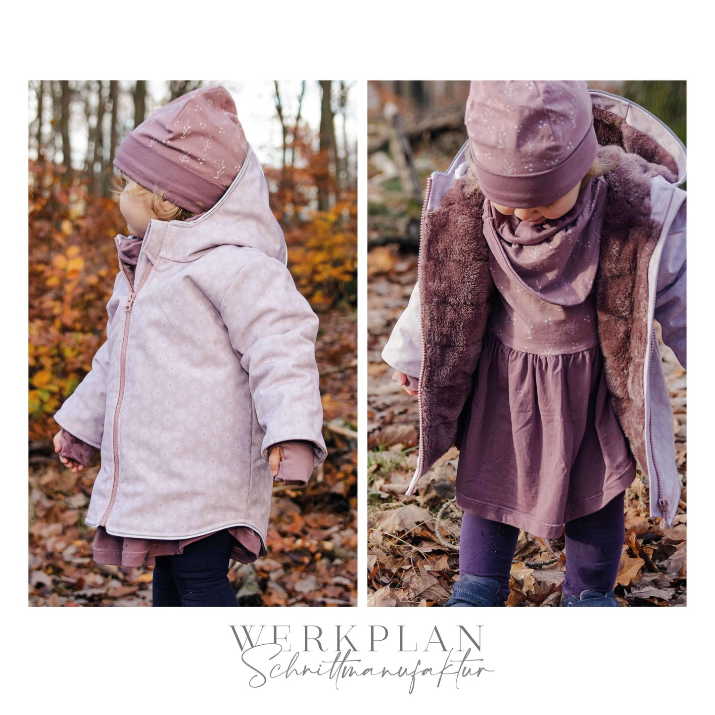 Thermo WinterWERK | KIDS Größe 86 bis 128 | A0 & A4 | Beamer - Werkplan.Schnittmanufaktur
