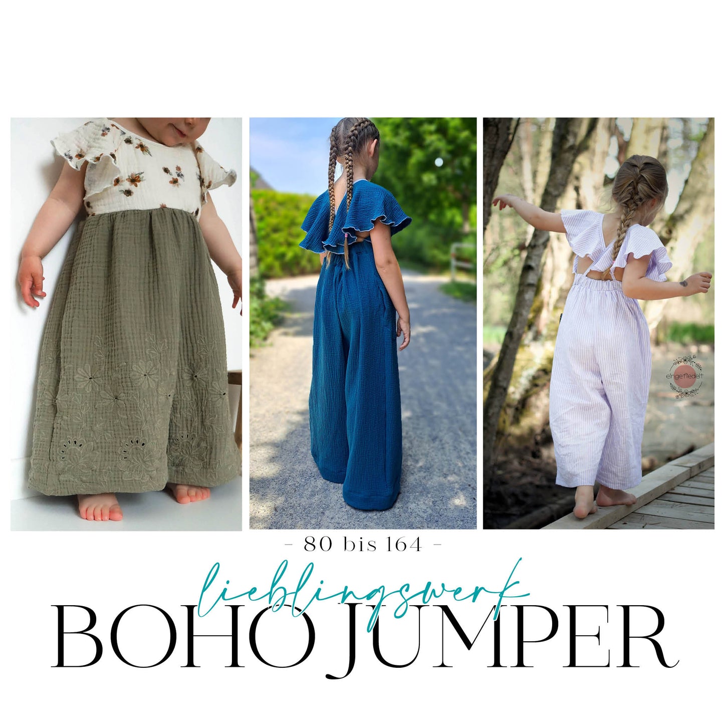 BOHOJUMPER | Jumpesuit im Bohostil | 80 bis 164