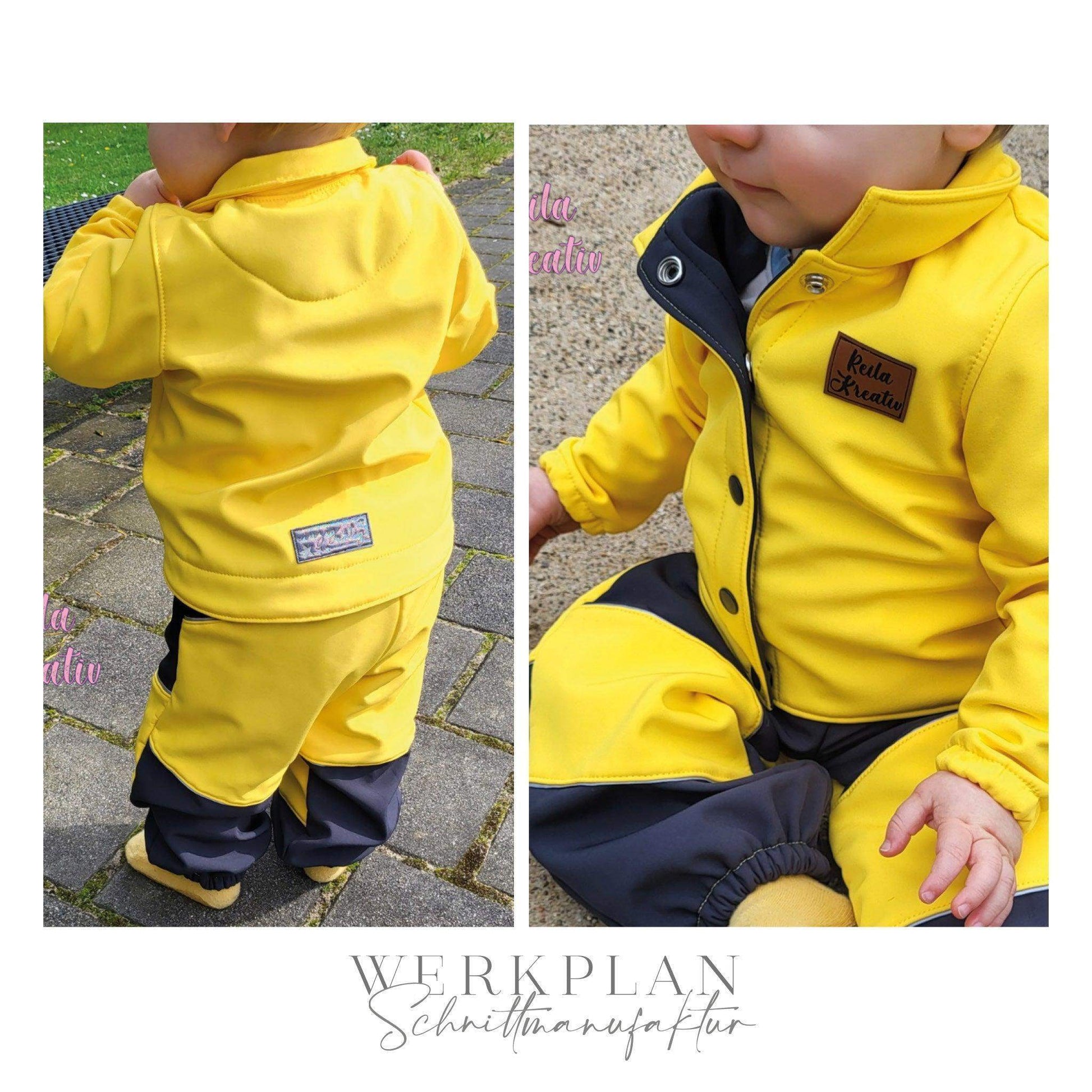 Wind & WetterWERK| Kids & Teens - von 80 bis 164 | A0 & A4 | Beamer - Werkplan.Schnittmanufaktur