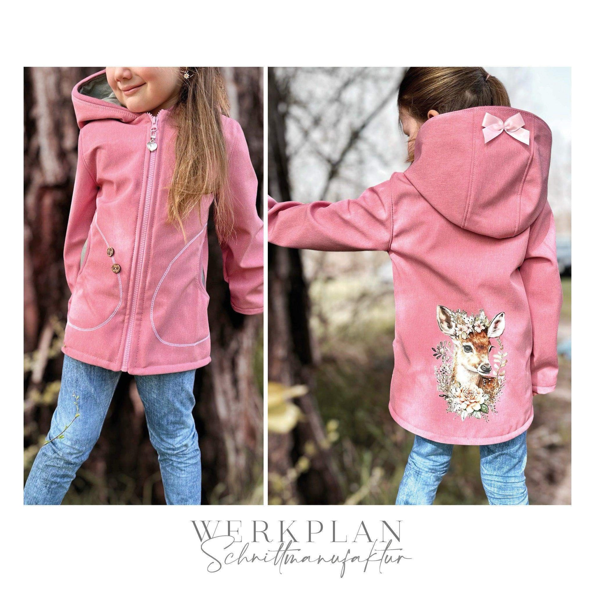 Wind & WetterWERK| Kids & Teens - von 80 bis 164 | A0 & A4 | Beamer - Werkplan.Schnittmanufaktur