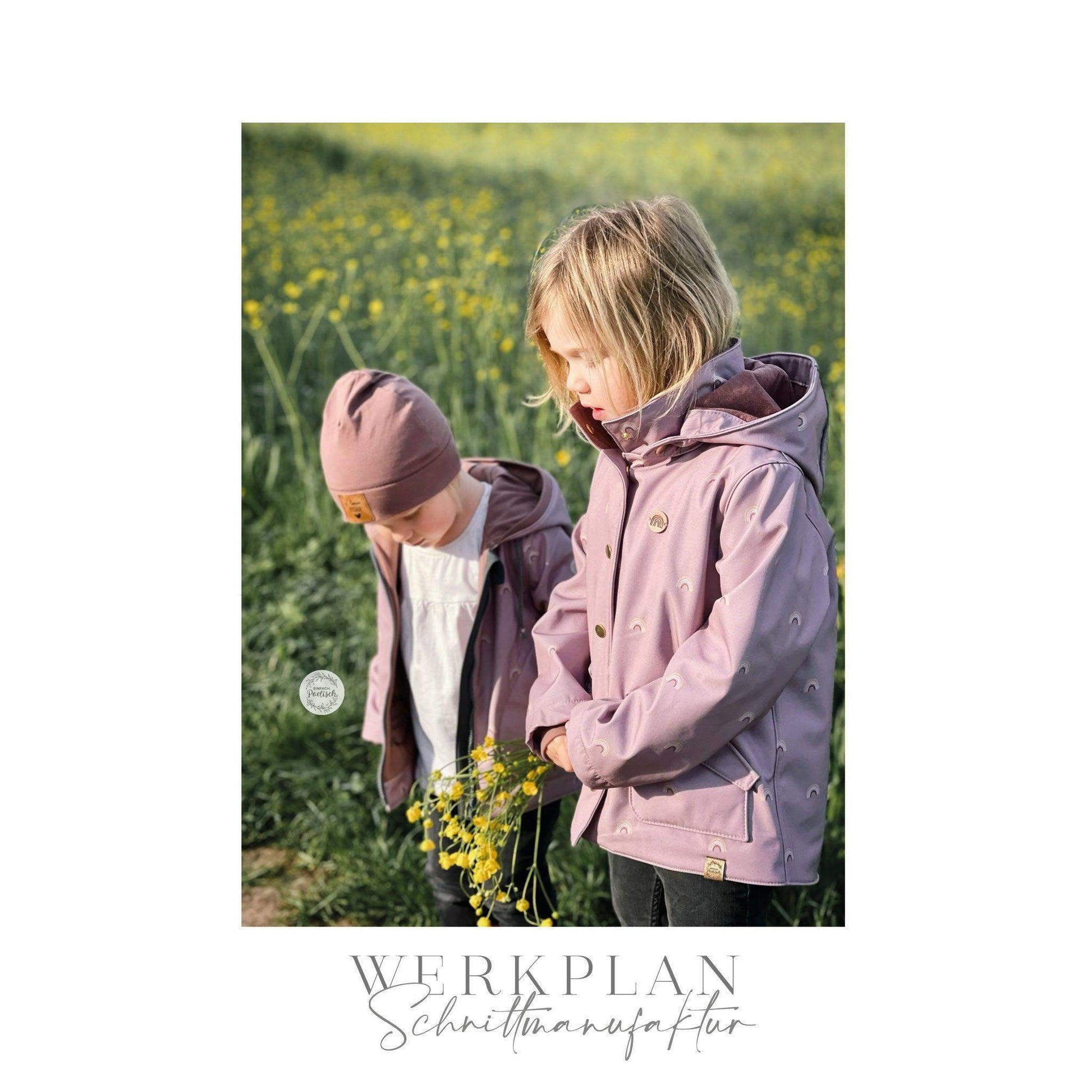 Wind & WetterWERK| Kids & Teens - von 80 bis 164 | A0 & A4 | Beamer - Werkplan.Schnittmanufaktur