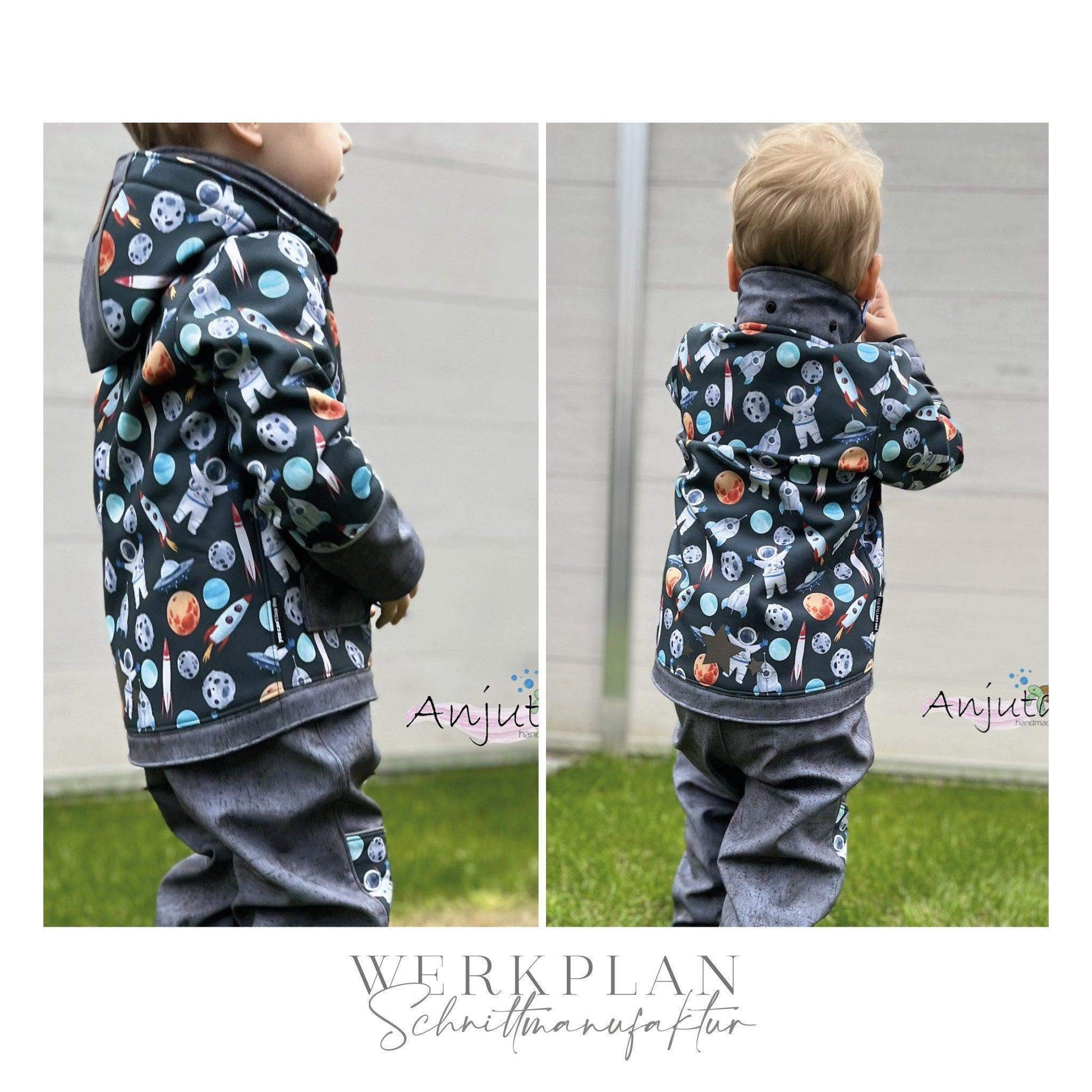 Wind & WetterWERK| Kids & Teens - von 80 bis 164 | A0 & A4 | Beamer - Werkplan.Schnittmanufaktur
