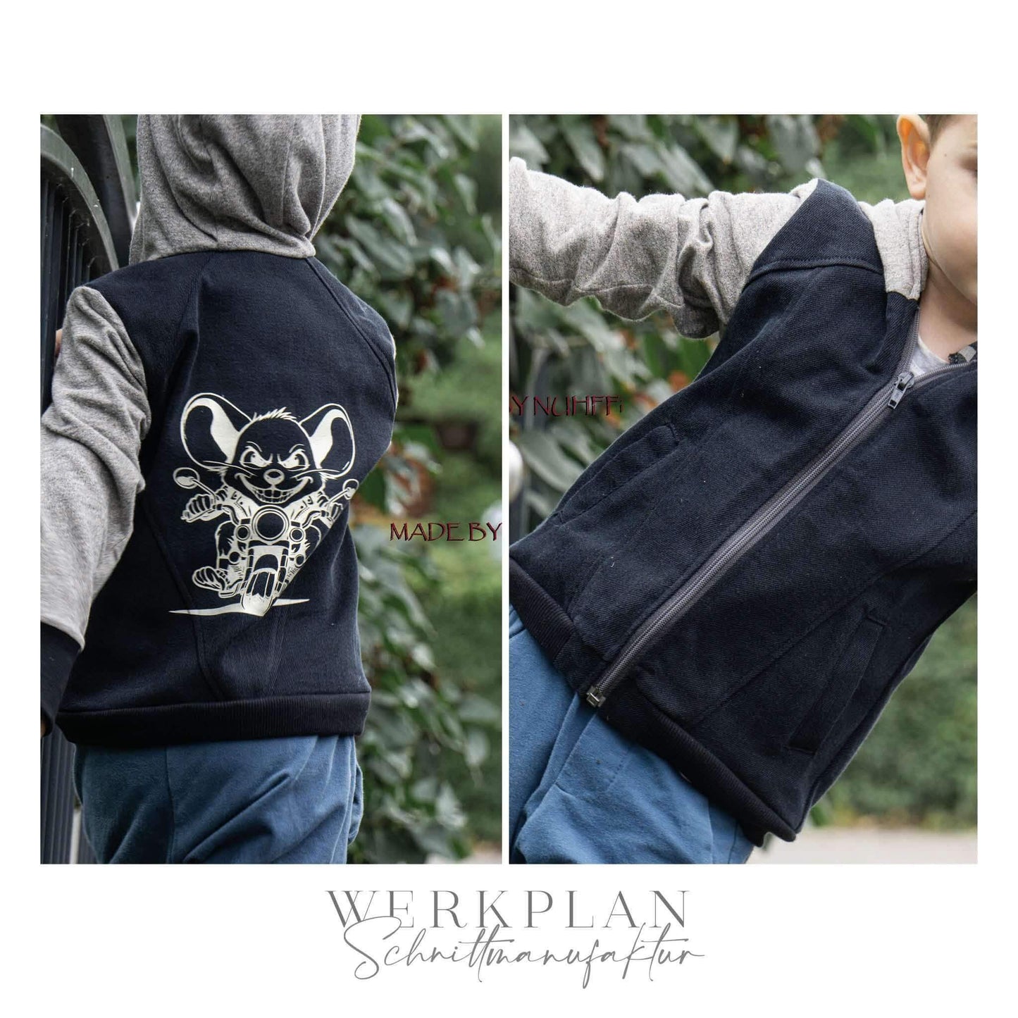 BOYS BIKERWERK| Kids & Teens - von 80 bis 164 | A0 & A4 | Beamer