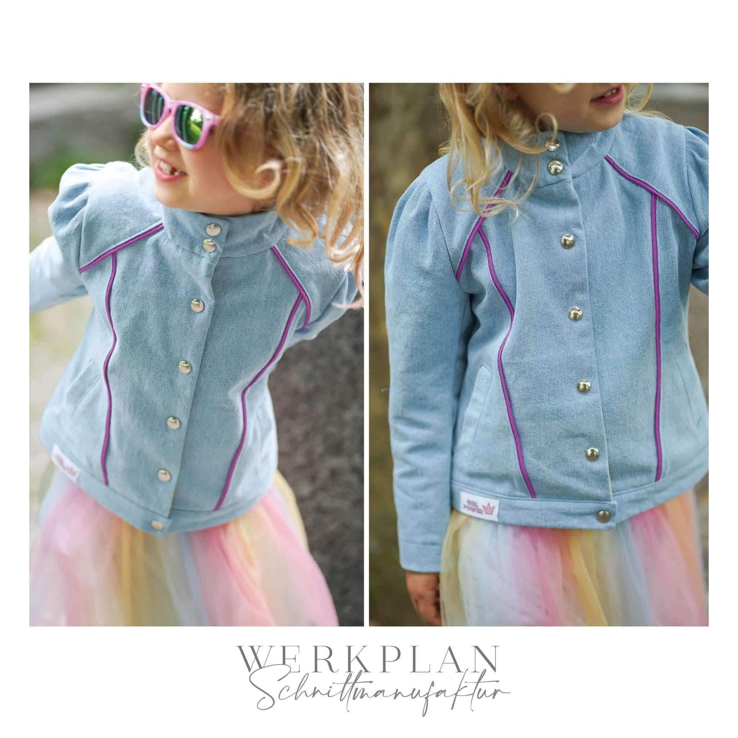 GIRLS BIKERWERK| Kids & Teens - von 80 bis 164 | A0 & A4 | Beamer