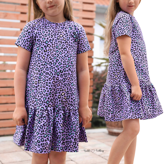 Basic RGLN Kleid |  Ganzjahreskleid | 80 bis 164 | A0 & A4 | Beamer