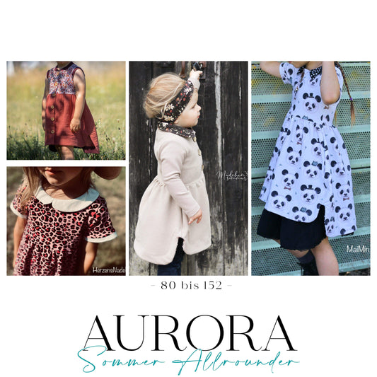 Gewerbelizenz - #Aurora Sommer Allrounder |Tunika | Cardigan - Werkplan.Schnittmanufaktur