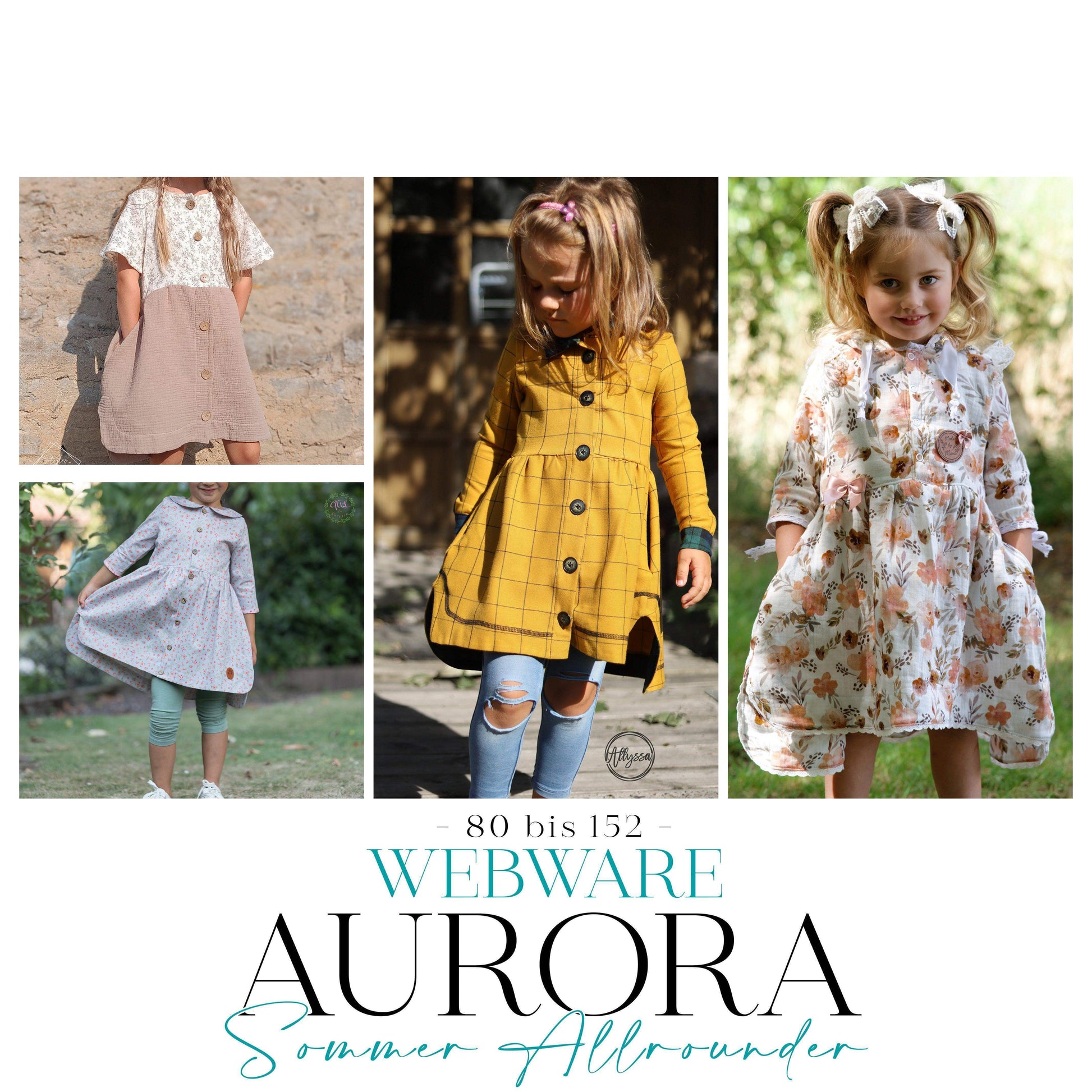 Gewerbelizenz - AURORA SommerAllrounder | WEBWARE | Tunika | Kleid | Cardigan - Werkplan.Schnittmanufaktur