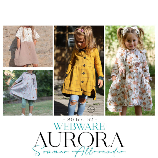 Gewerbelizenz - AURORA SommerAllrounder | WEBWARE | Tunika | Kleid | Cardigan - Werkplan.Schnittmanufaktur