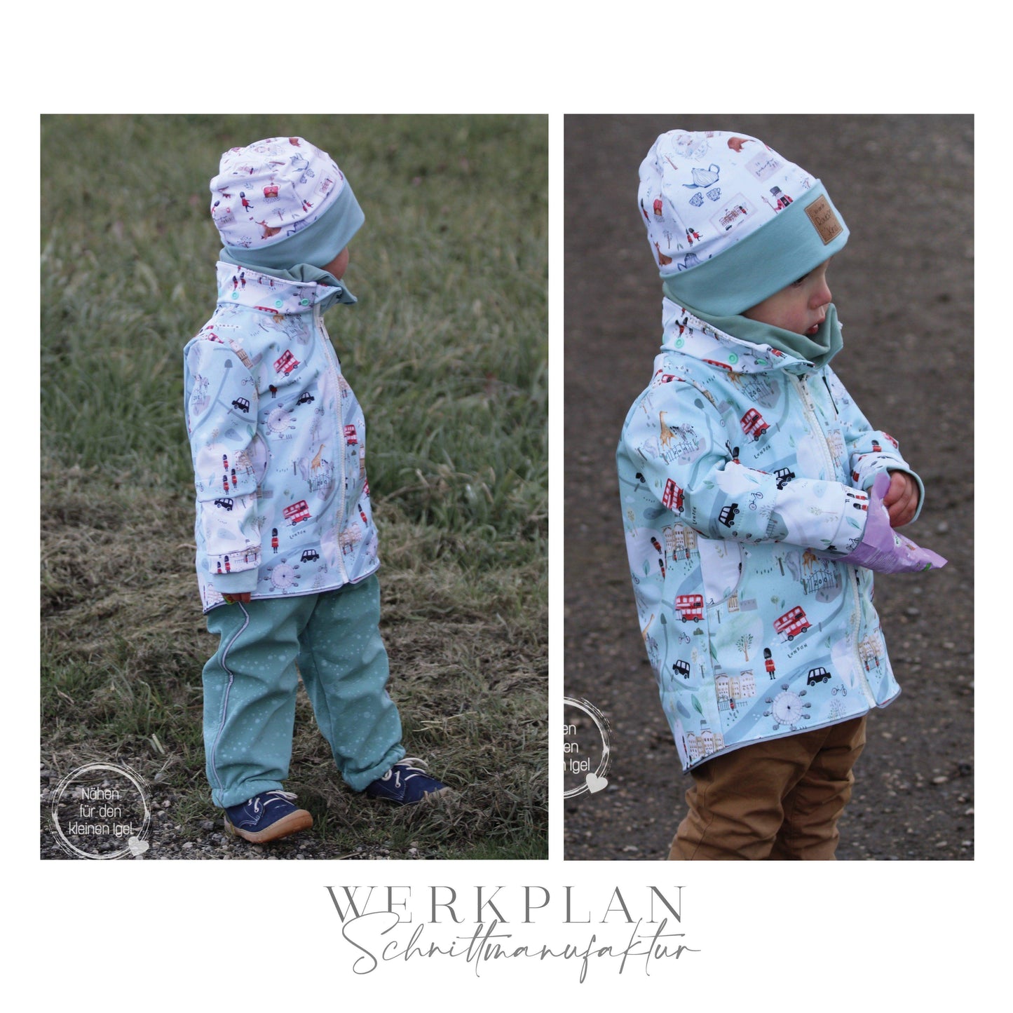 AllwetterWERK JACKHOVALL 3in1 | Jacke & Hose & Overall | A0 & A4 | Beamer - Alisa von WPS | Werkplan Schnittmanufaktur