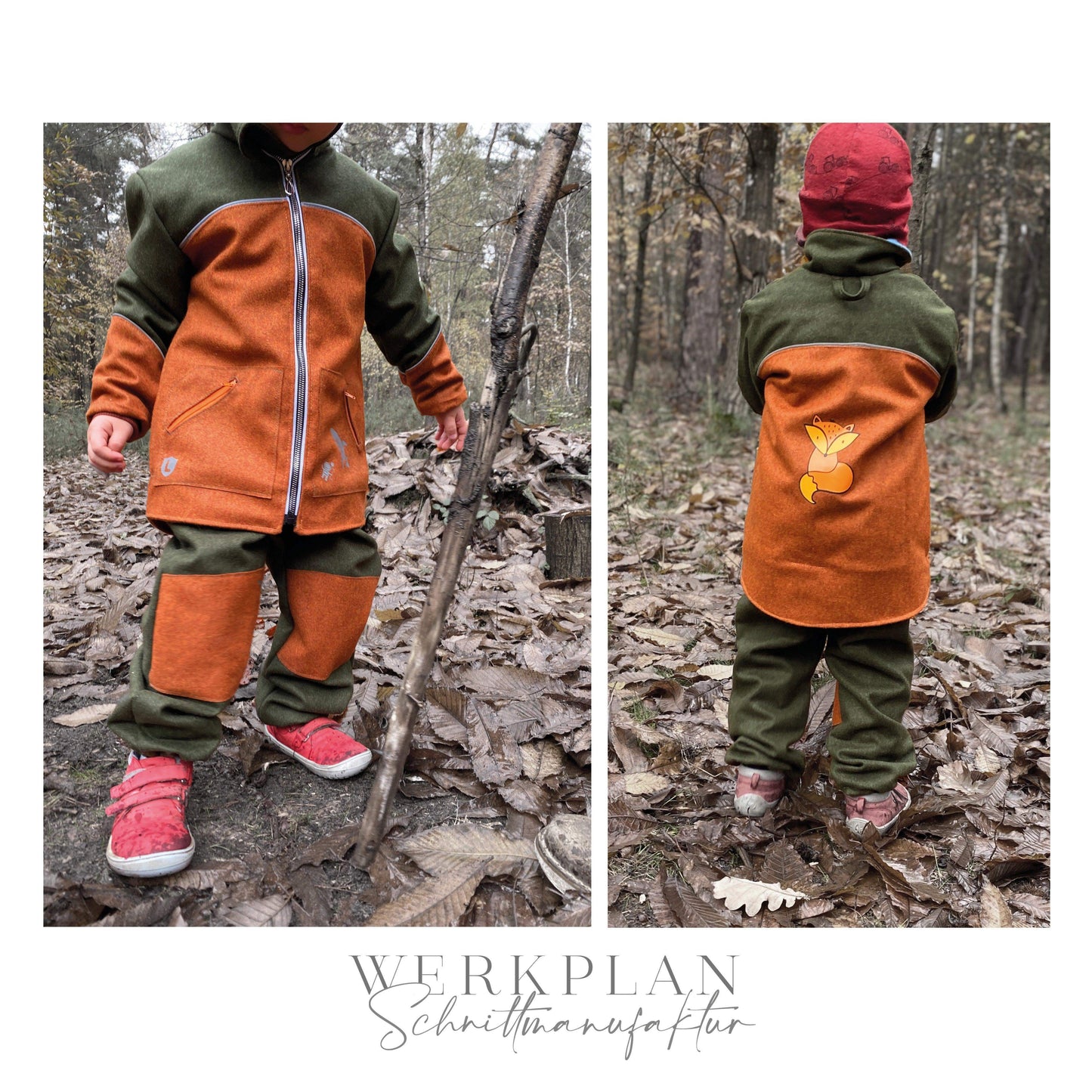 AllwetterWERK JACKHOVALL 3in1 | Jacke & Hose & Overall | A0 & A4 | Beamer - Alisa von WPS | Werkplan Schnittmanufaktur